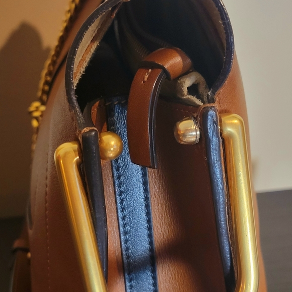 SOLD CHLOE leather Hayley Carmel Hobo bag purse - Picture 5 of 10